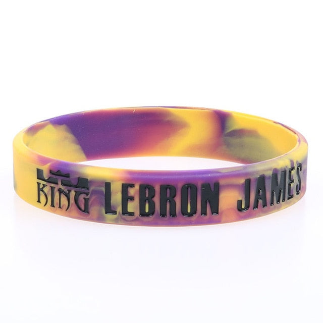 Lebron James King Silicone Bracelet - Lakers wristband for Fans - SweatCraze