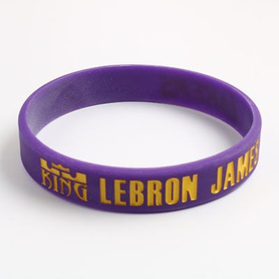 Lebron James King Silicone Bracelet - Lakers wristband for Fans - SweatCraze