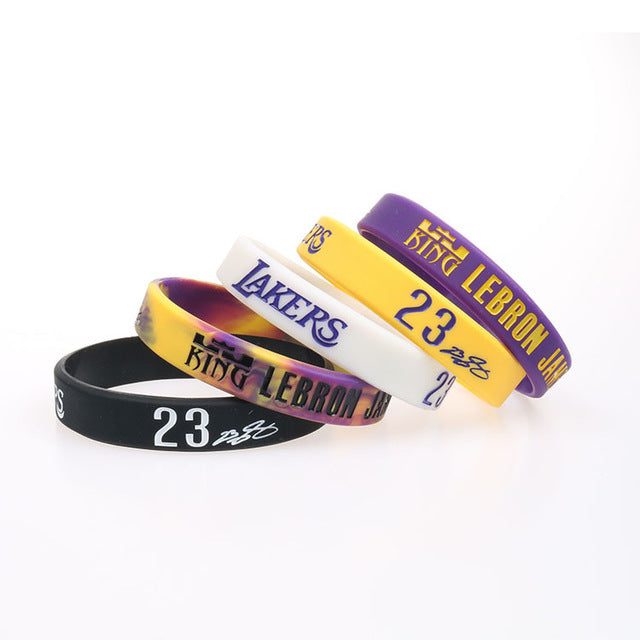 Lebron James King Silicone Bracelet - Lakers wristband for Fans - SweatCraze