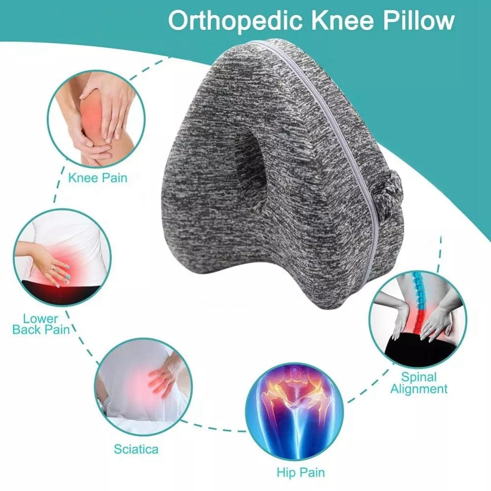 Orthopedic Heart-Shaped Leg Knee Support Sleeping Pillow