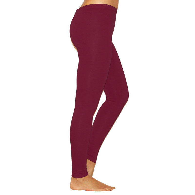 Women's Cotton High Waist Fitness Leggings - SweatCraze