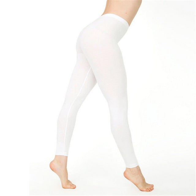 Women's Cotton High Waist Fitness Leggings - SweatCraze