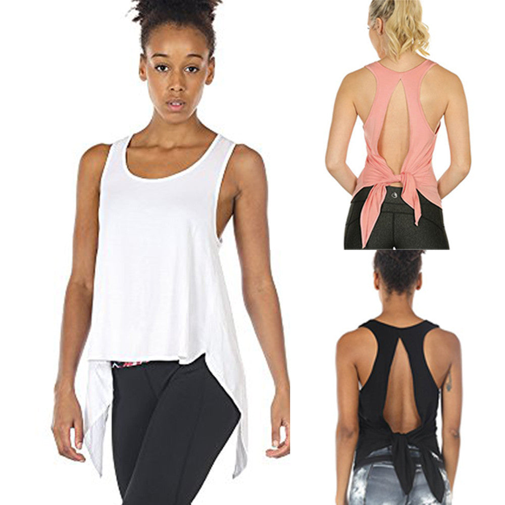 Women's Sexy Yoga Racerback Top - SweatCraze