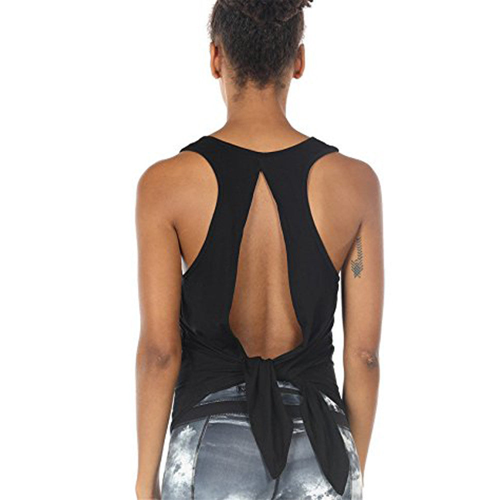 Women's Sexy Yoga Racerback Top - SweatCraze