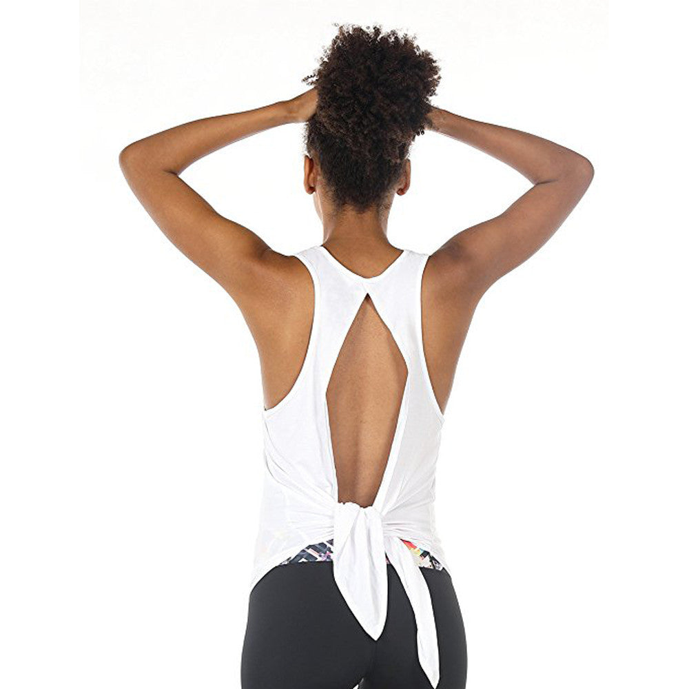 Women's Sexy Yoga Racerback Top - SweatCraze