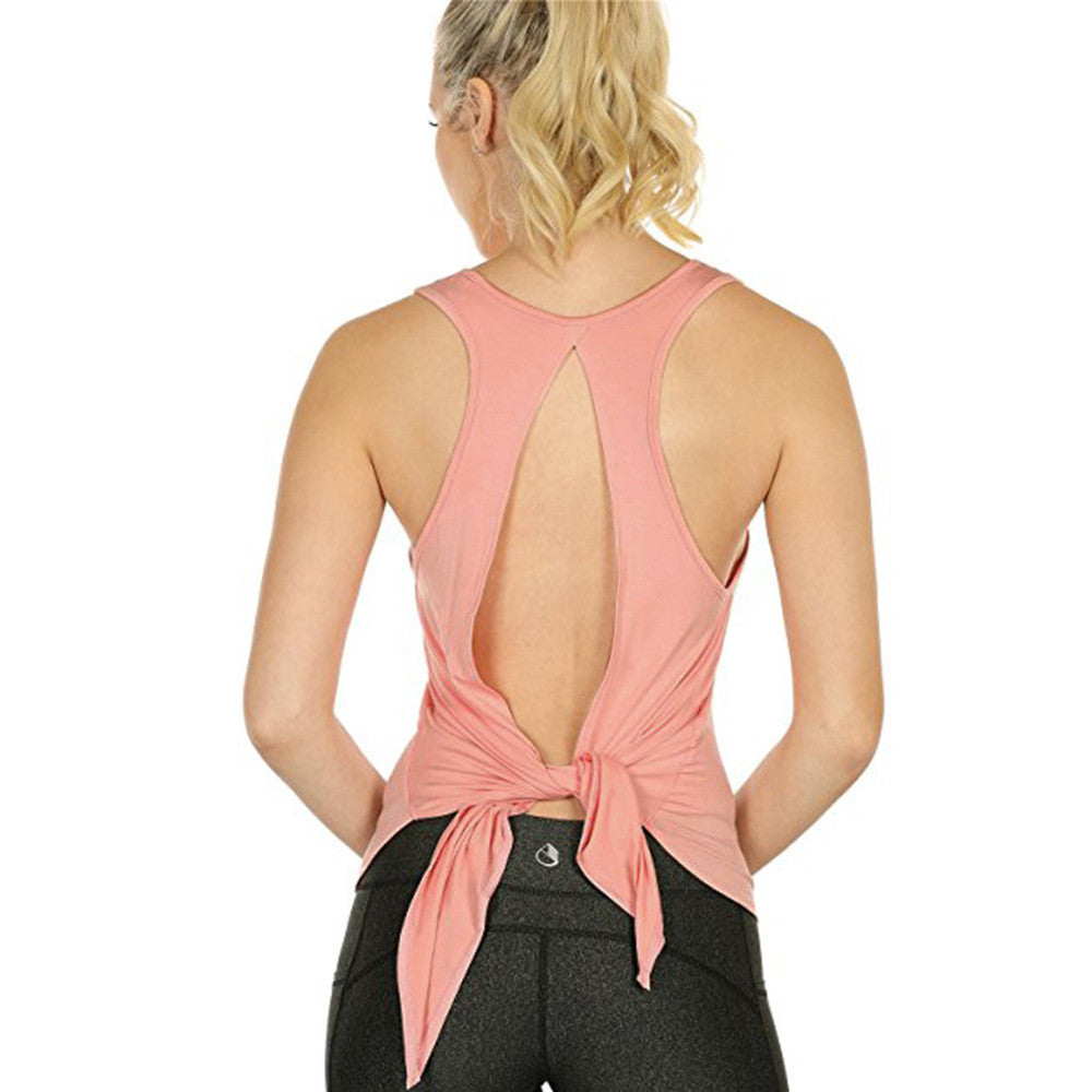 Women's Sexy Yoga Racerback Top - SweatCraze