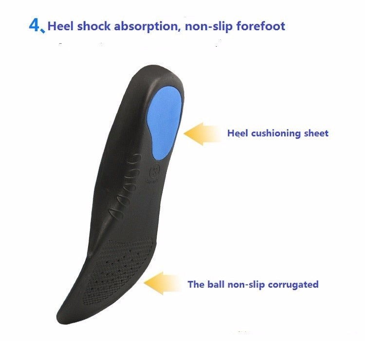 Orthotics Insoles for Flat Feet - Lightweight Insoles - 1 Pair - SweatCraze