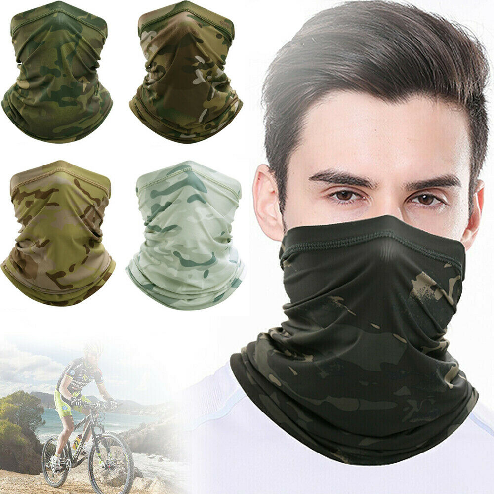 Camo Neck Gaiter Bandana Face Masks