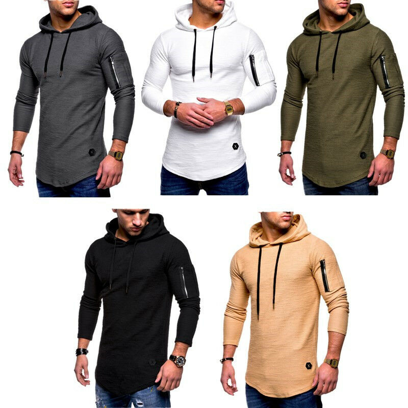 Men Athletic Gym Muscle Hoodies