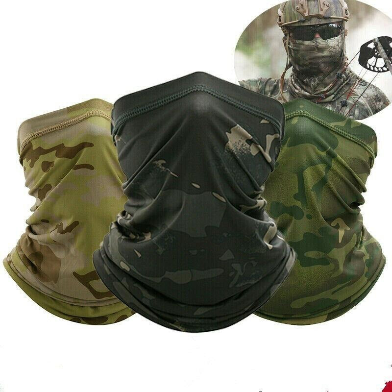 Camo Neck Gaiter Bandana Face Masks