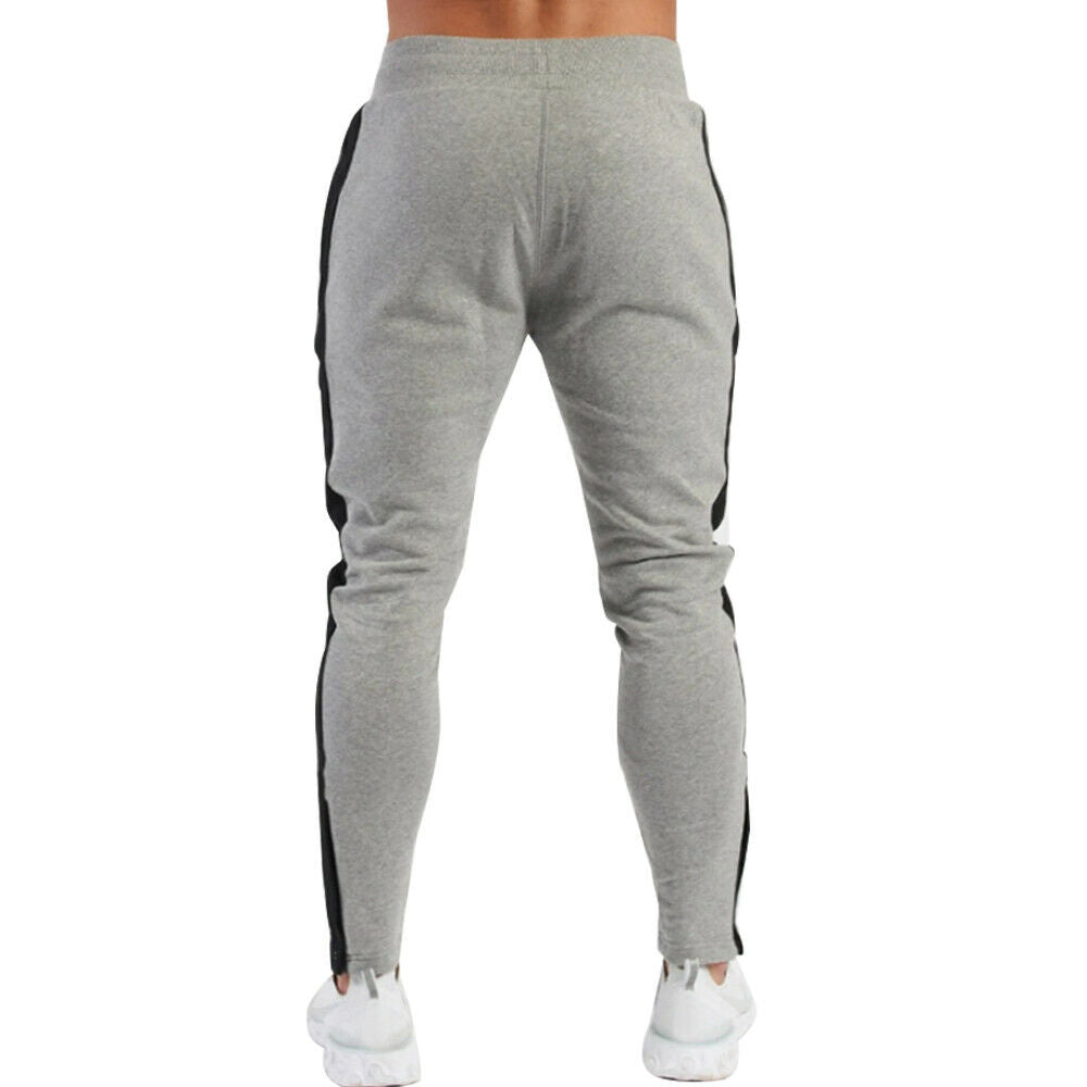 US Mens Pants Drawstring Jogging Jogger 