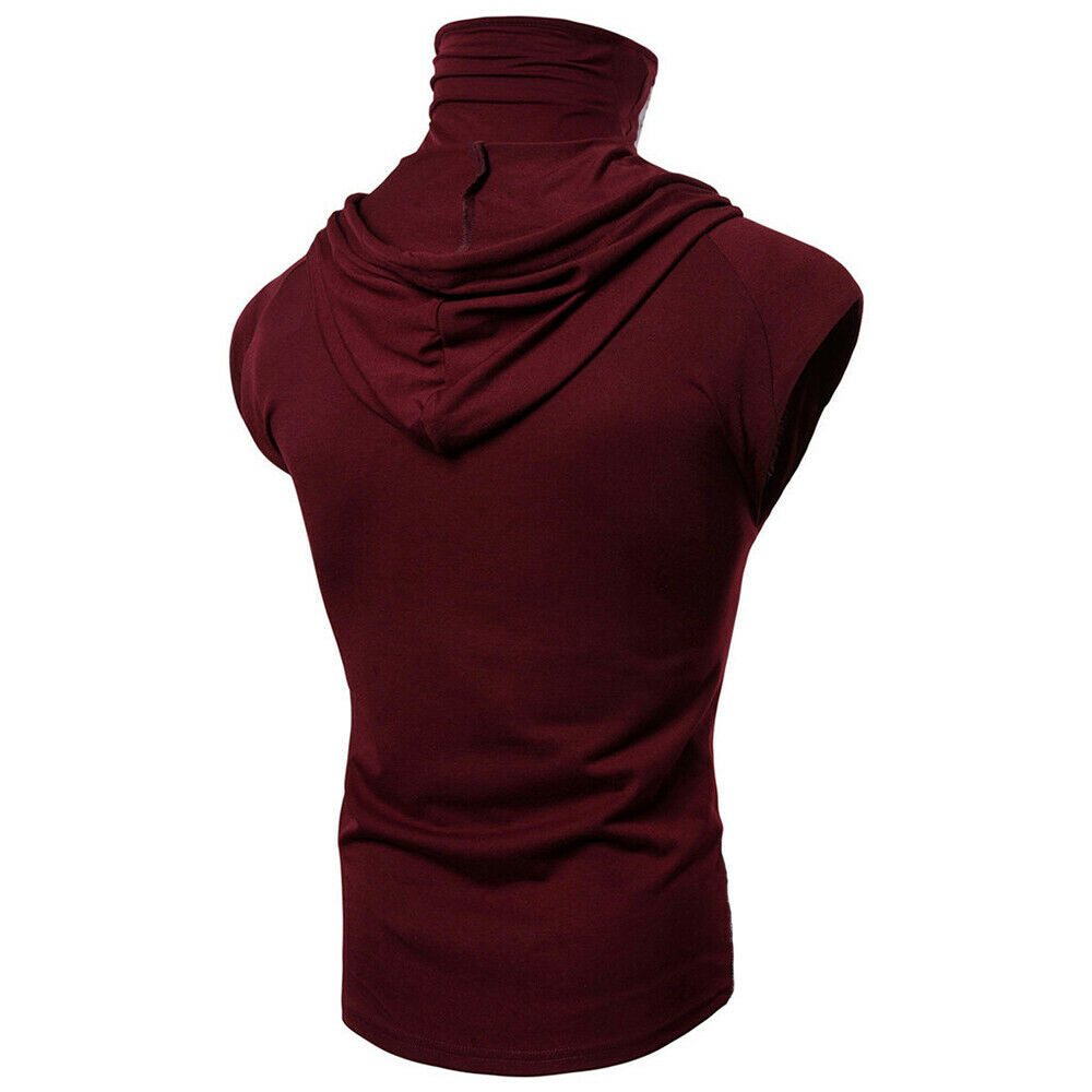 Men's Fitness Sleeveless Hoodie 