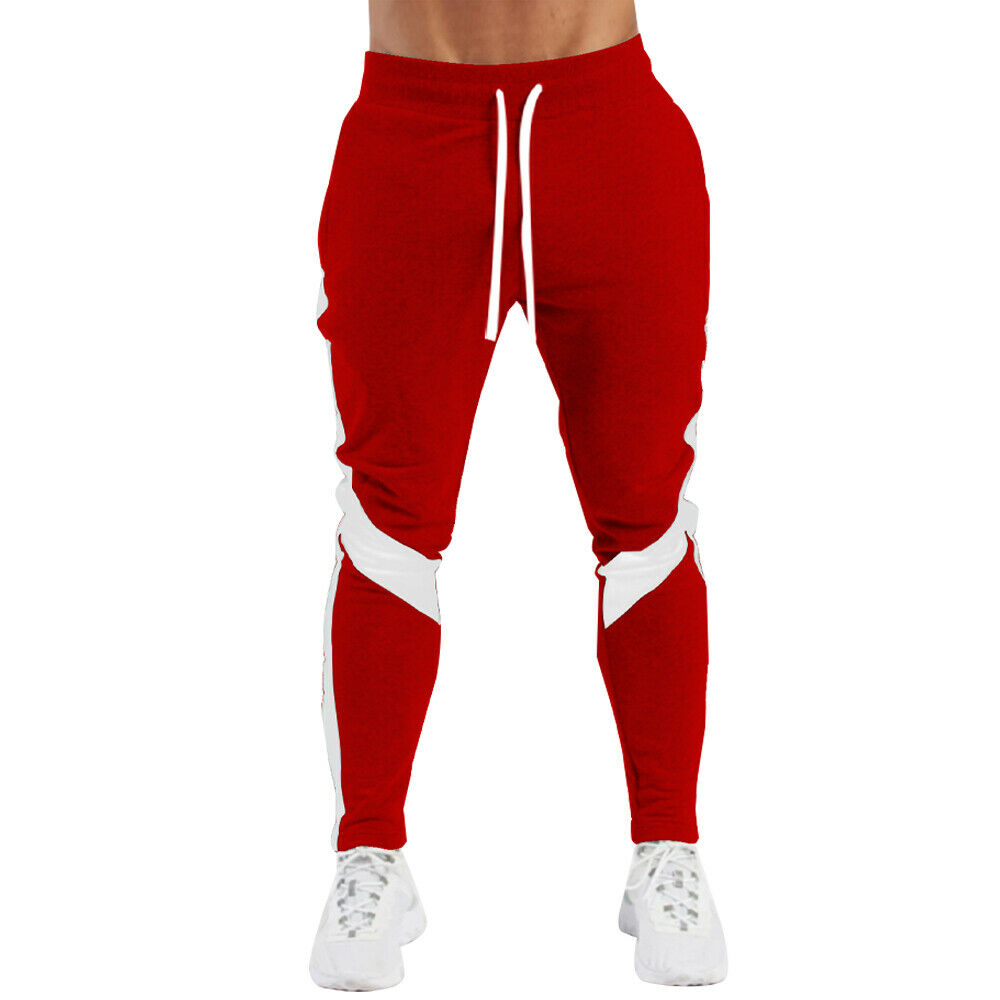 US Mens Pants Drawstring Jogging Jogger 