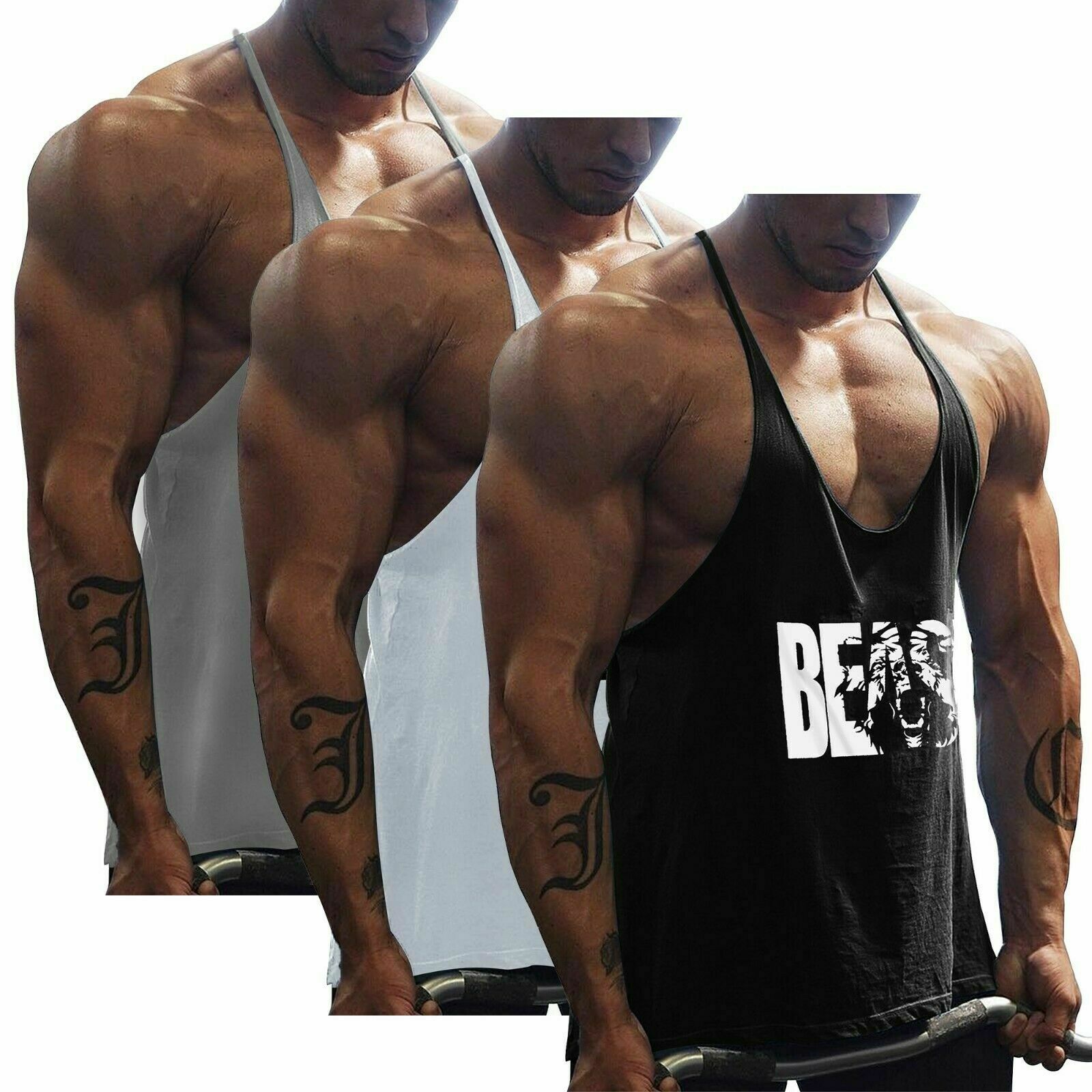 Muscle Workout Sleeveless Hoodie 