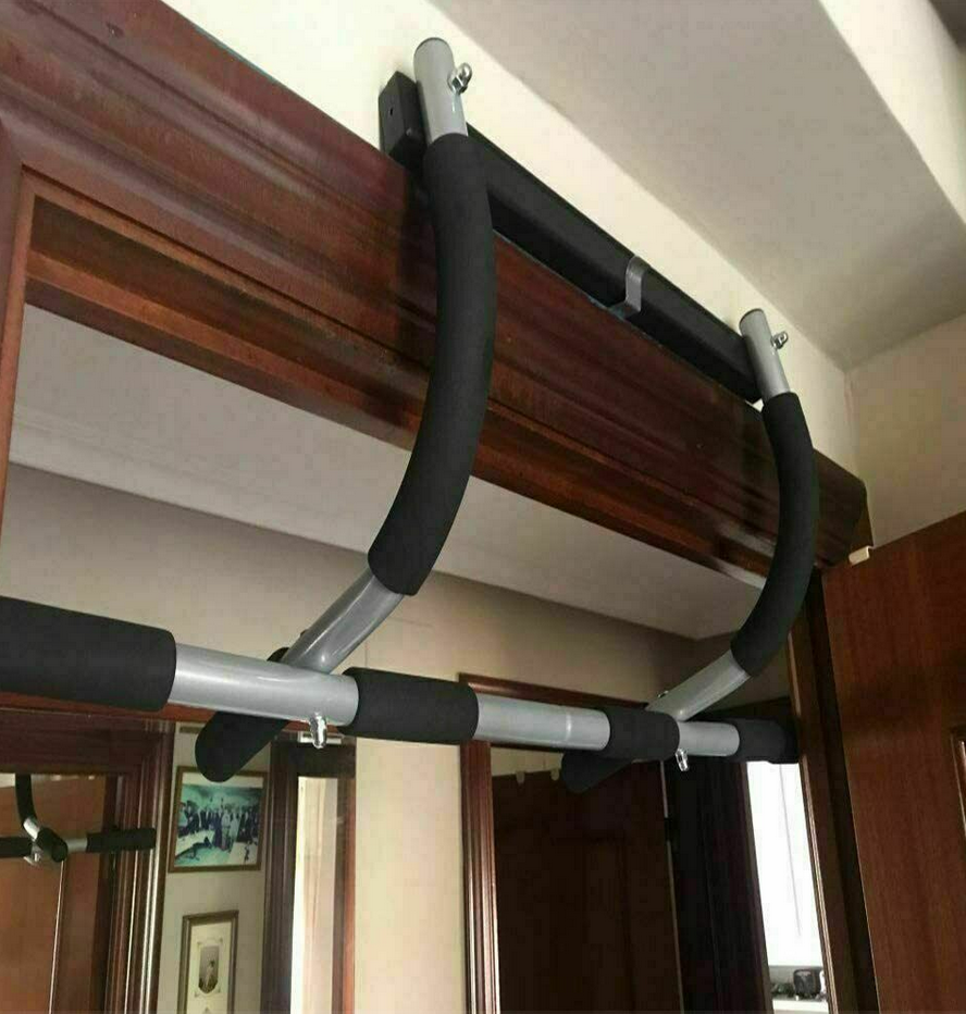 Chin Pull Up Bar Exercise Heavy Duty Doorway Fitness Multi Function Home Gym NEW