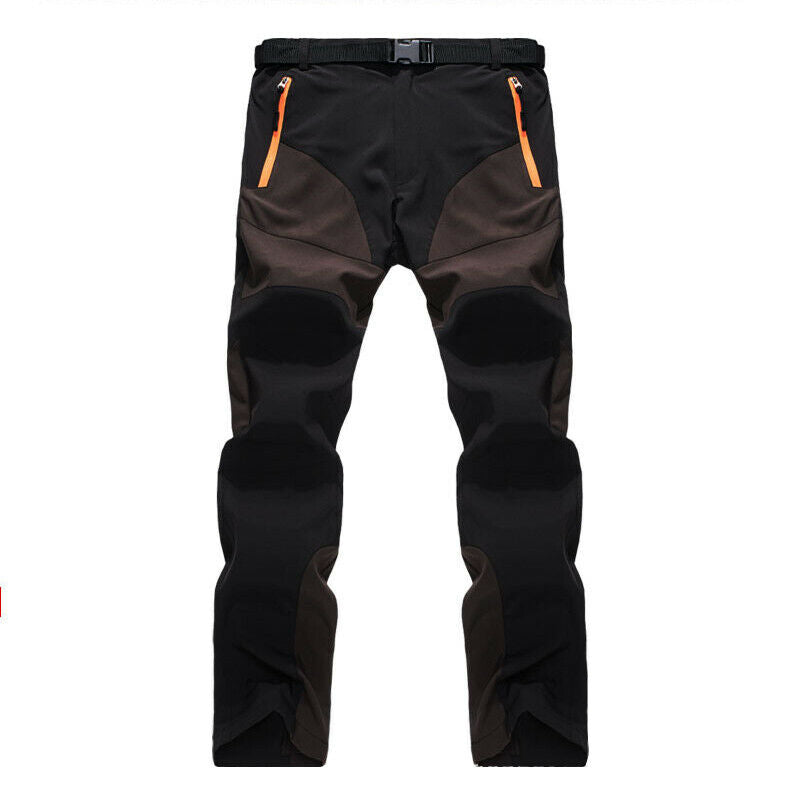 Mens Soft Shell Hiking Trousers Tactical Casual Cargo Work Pants Bottom Outdoor