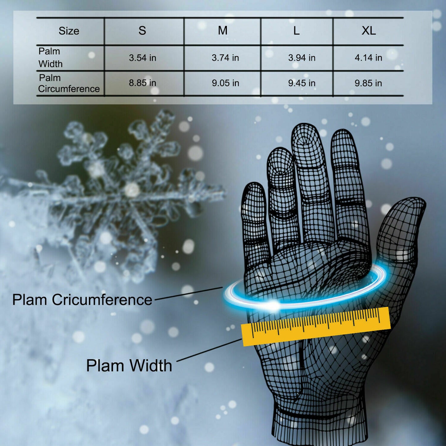 Thermal Windproof Waterproof Winter Gloves Touch Screen Warm Mittens Men Women