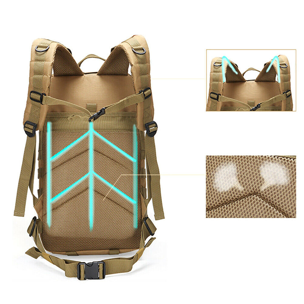  Military Outdoor Tactical Shoulder Backpack Camping Hiking Bag