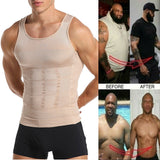 Men's Slimming Body Shaper Vest Abs Abdomen Compression Shirt Fitness Tank Tops