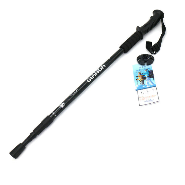 Pair 2-pc Trekking Walking Hiking Sticks Poles Adjustable Alpenstock anti-shock Sticks