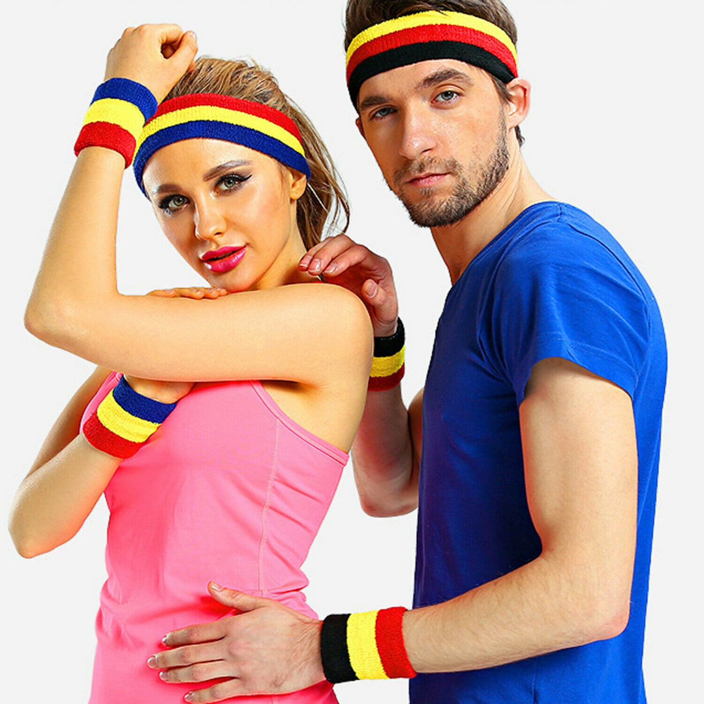 Fitness Sport Workout Wristbands & Headband