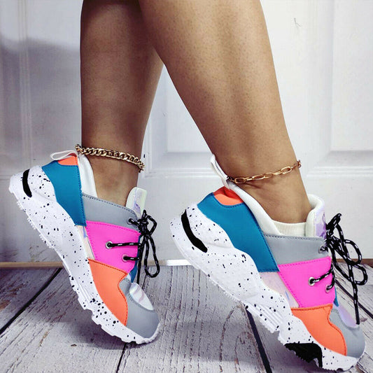 Women's Gym Sports Lace Up Shoes