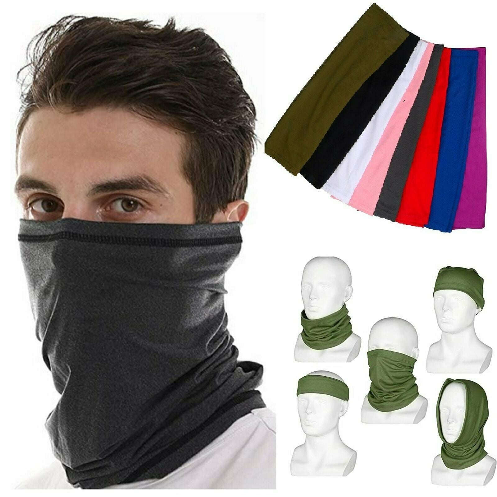 Fashion Cover Neck Gaiter Neckerchief Scarf