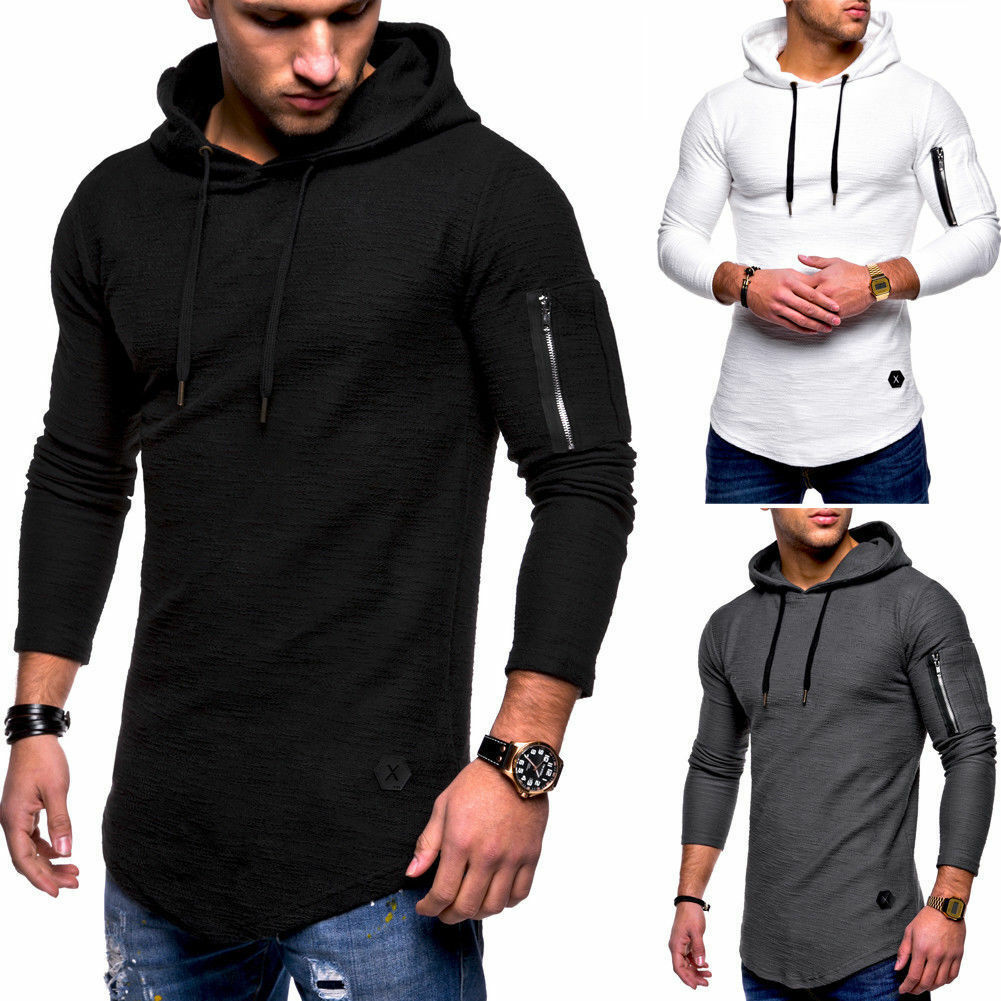 Men Athletic Gym Muscle Hoodies