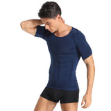 Men's Slimming Body Shaper Vest Abs Abdomen Compression Shirt Fitness Tank Tops
