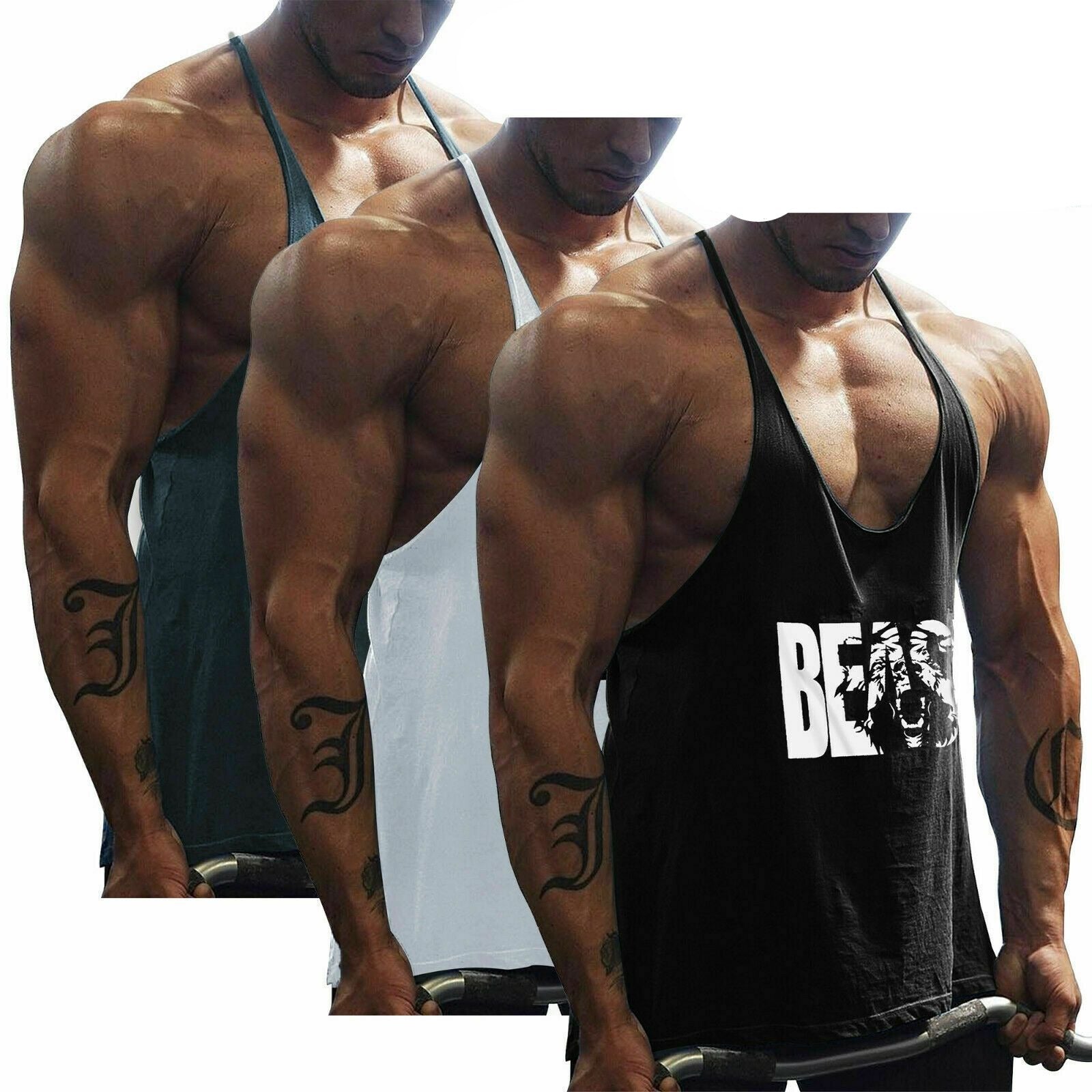 Muscle Workout Sleeveless Hoodie 