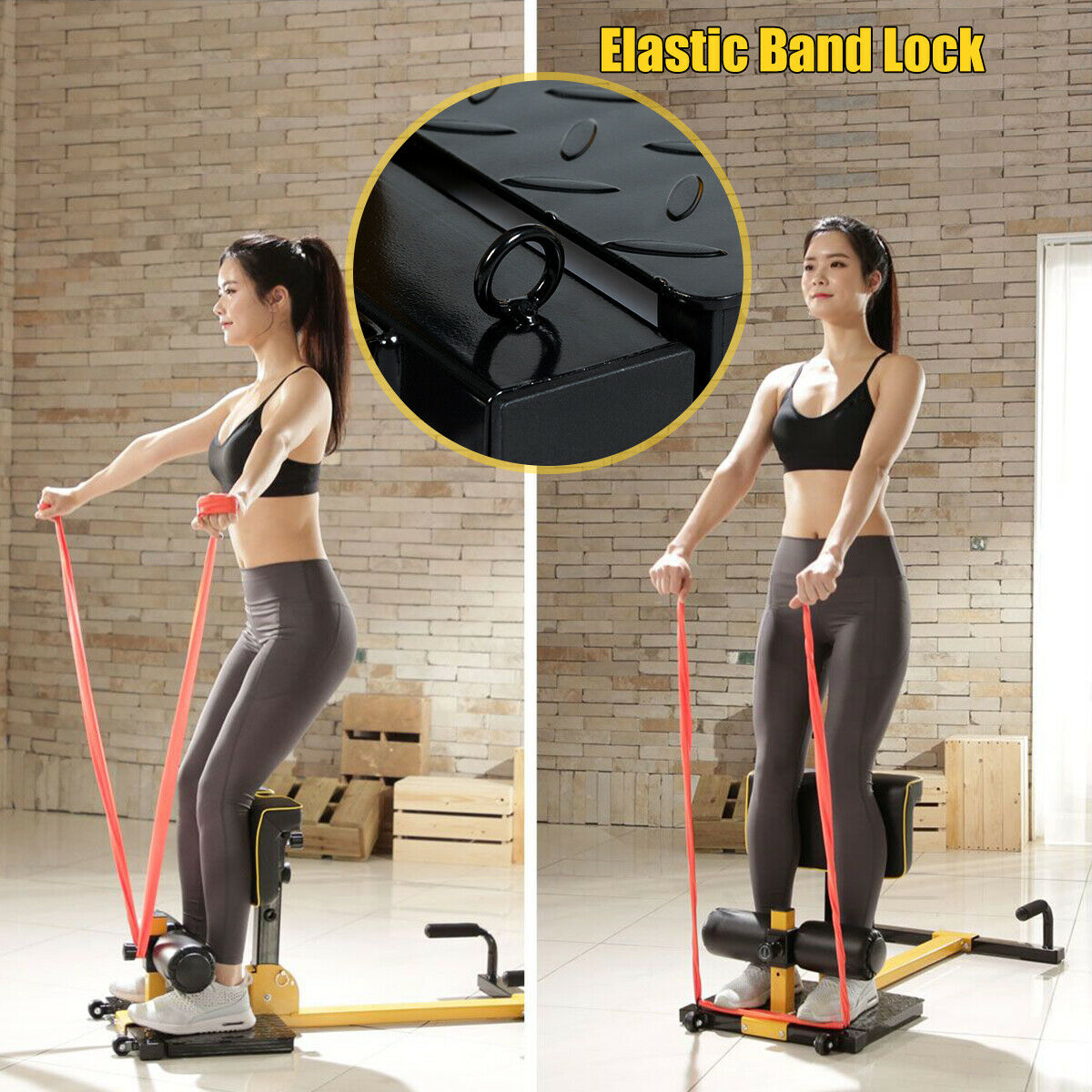 Multifunctional Deep Sissy Squat Machine