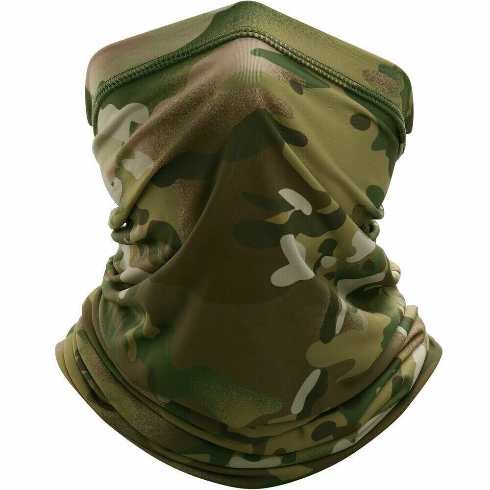 Camo Neck Gaiter Bandana Face Masks