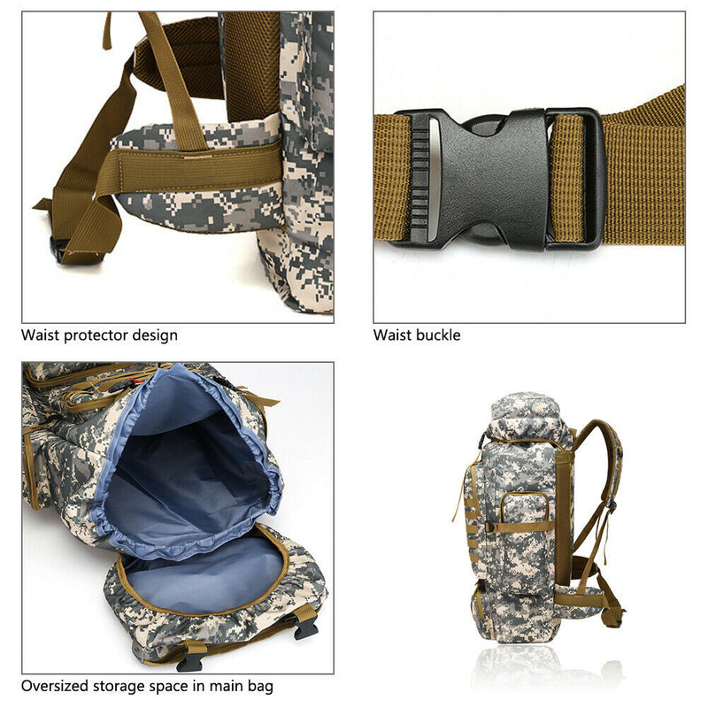  Military Outdoor Tactical Shoulder Backpack Camping Hiking Bag
