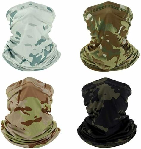 Camo Neck Gaiter Bandana Face Masks