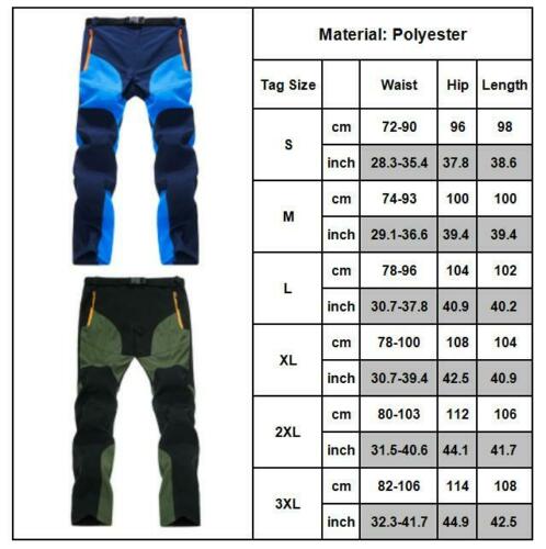 Mens Soft Shell Hiking Trousers Tactical Casual Cargo Work Pants Bottom Outdoor