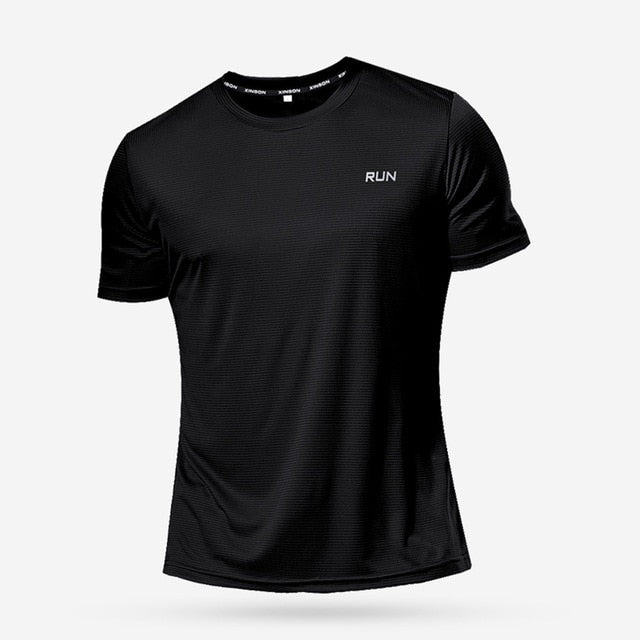 Breathable Quick Dry Short Sleeve Fitness Running T Shirt