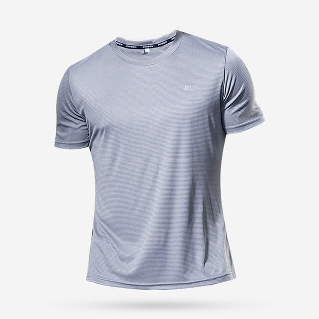 Breathable Quick Dry Short Sleeve Fitness Running T Shirt