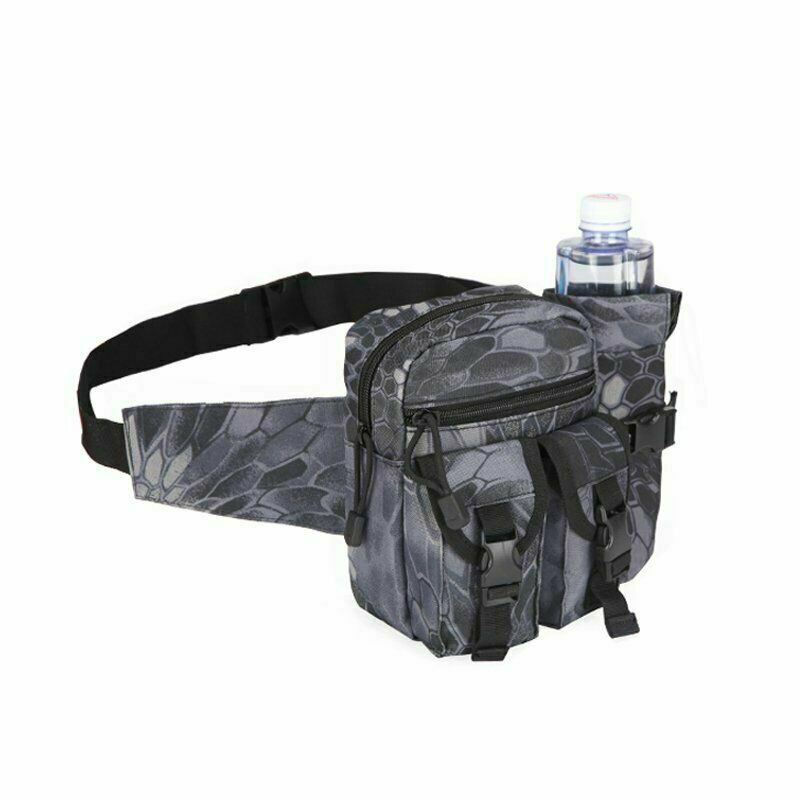 Outdoor Utility Tactical Waist Fanny Bag - Military Camping Hiking Belt Bag